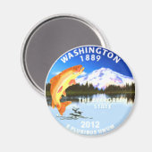 Washington Magnet (Vorderseite/Rückseite)