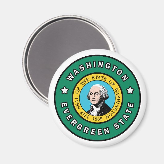 Washington Magnet (Vorderseite/Rückseite)
