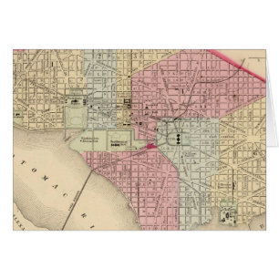 Washington Map von Mitchell