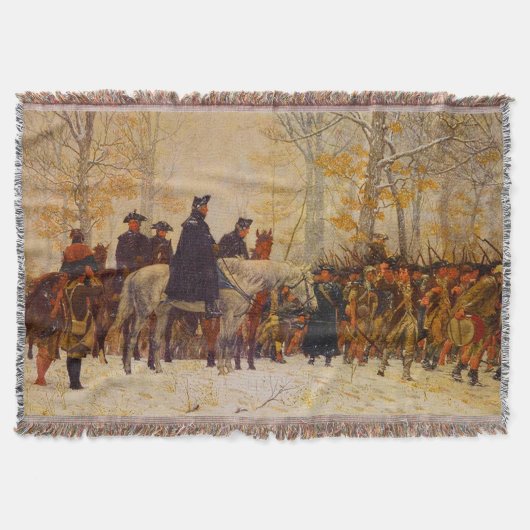 Washington März Valley Forge William Trego 1883 Decke (Vorderseite)