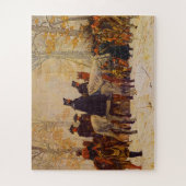Washington März Valley Forge William Trego 1883 Puzzle (Vertikal)