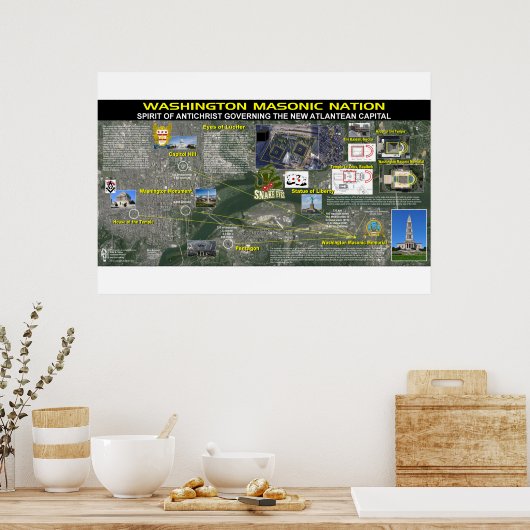 Washington Masonic Memorial - 2 Poster (Küche)
