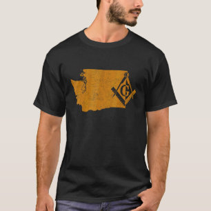 Washington Masons Grand Lodge Freemason Vater D T-Shirt