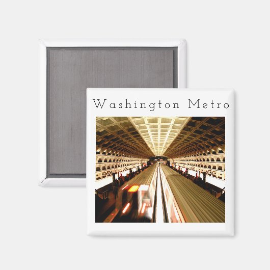 Washington Metro Magnet (Vorderseite/Rückseite)