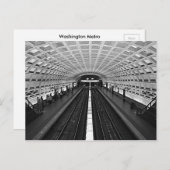 Washington Metro Postkarte (Vorne/Hinten)