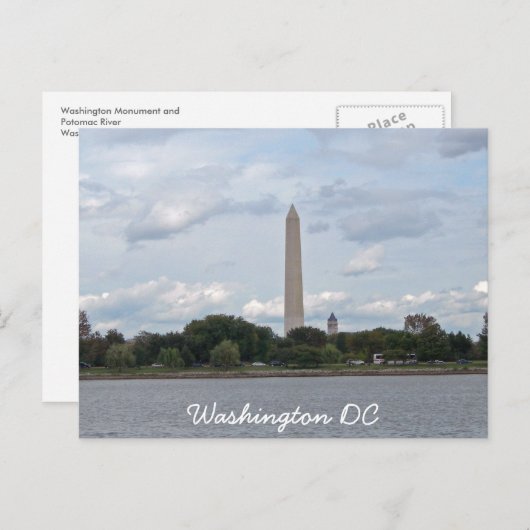 Washington Monument 2002 Postkarte (Vorne/Hinten)