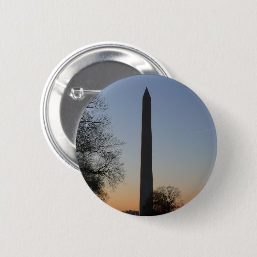 Washington Monument at Sunset Button (Vorne & Hinten)