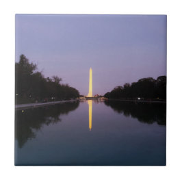 Washington Monument at Sunset Fliese