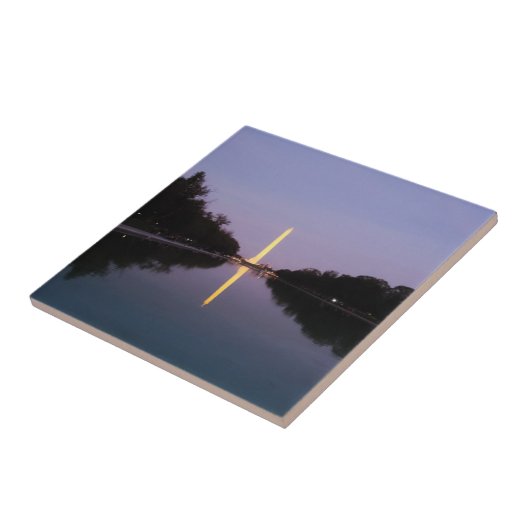 Washington Monument at Sunset Fliese (Seite)