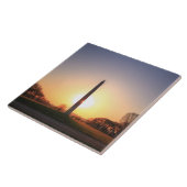 Washington Monument at Sunset Fliese (Seite)