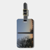 Washington Monument at Sunset Gepäckanhänger (Vorderseite vertikal)