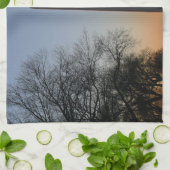 Washington Monument at Sunset Geschirrtuch (Gefaltet)