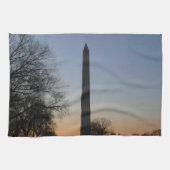 Washington Monument at Sunset Geschirrtuch (Horizontal)