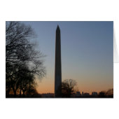 Washington Monument at Sunset in DC (Vorderseite (Horizontal))