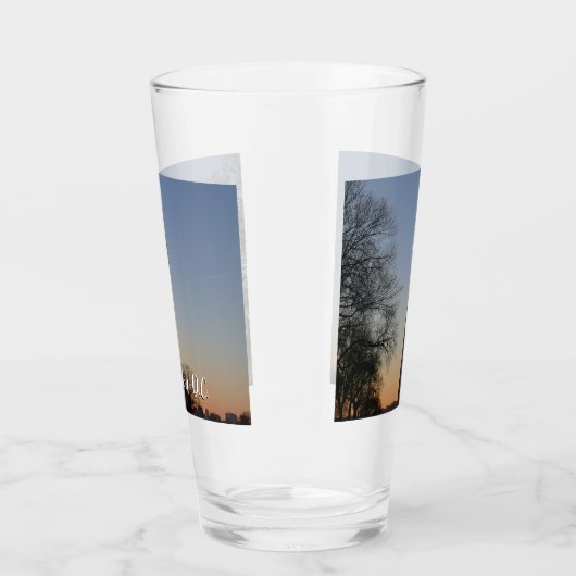 Washington Monument at Sunset in DC Glas (Links)