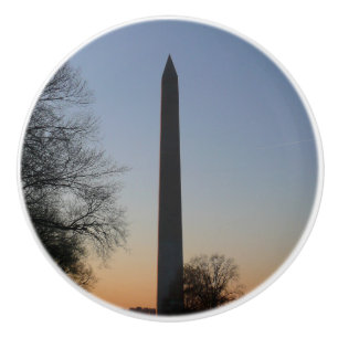Washington Monument at Sunset Keramikknauf