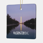 Washington Monument at Sunset Keramikornament (Links)