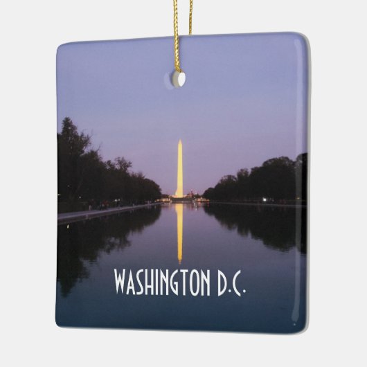 Washington Monument at Sunset Keramikornament (Links)
