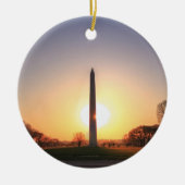 Washington Monument at Sunset Keramikornament (Vorne)