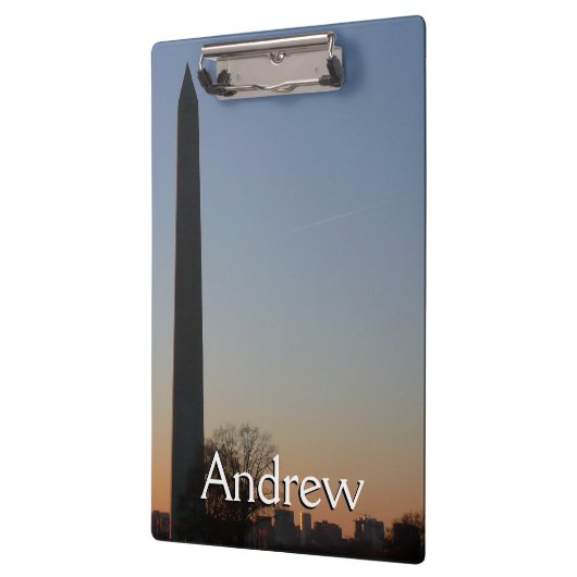 Washington Monument at Sunset Klemmbrett (Links)