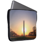 Washington Monument at Sunset Laptopschutzhülle (Vorne Rechts)