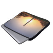 Washington Monument at Sunset Laptopschutzhülle (Vorne Knopf)
