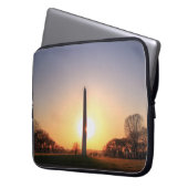 Washington Monument at Sunset Laptopschutzhülle (Vorderseite Links)