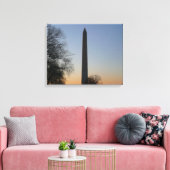 Washington Monument at Sunset Leinwanddruck (Insitu (Wohnzimmer))