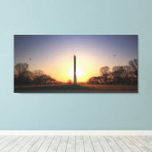 Washington Monument at Sunset Leinwanddruck (Insitu (Holzboden))