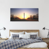 Washington Monument at Sunset Leinwanddruck (Insitu (Schlafzimmer))