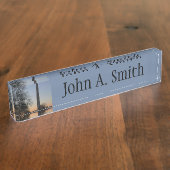 Washington Monument at Sunset Namensplakette (Seite)