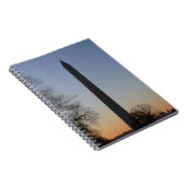 Washington Monument at Sunset Notizblock (Rechte Seite)