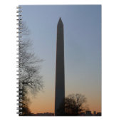 Washington Monument at Sunset Notizblock (Vorderseite)