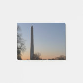 Washington Monument at Sunset Post-it Klebezettel (Vorderseite)