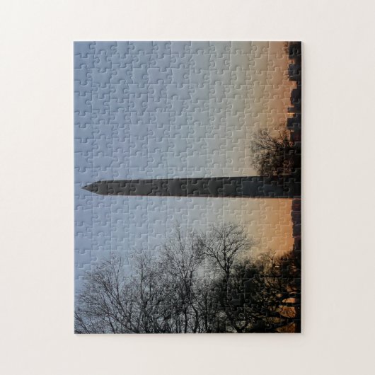 Washington Monument at Sunset Puzzle (Vertikal)