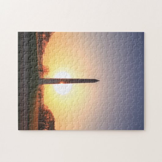 Washington Monument at Sunset Puzzle (Horizontal)