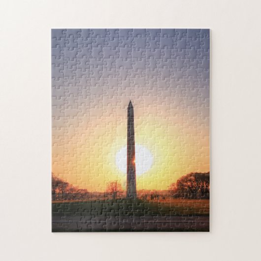 Washington Monument at Sunset Puzzle (Vertikal)