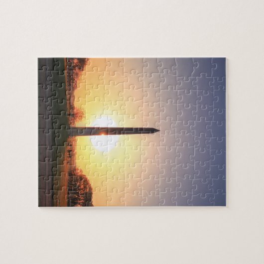 Washington Monument at Sunset Puzzle (Horizontal)