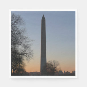 Washington Monument at Sunset Serviette