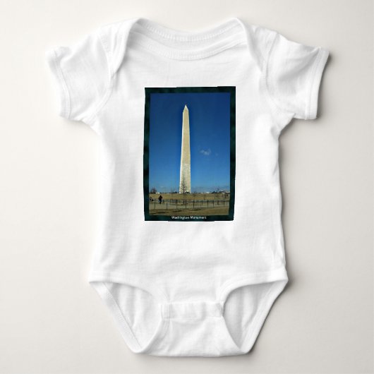 Washington Monument Baby Strampler (Vorderseite)