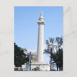 Washington Monument Baltimore Postcard Postkarte