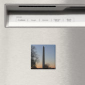Washington Monument bei Sonnenuntergang in DC Magnet (In Situ (Geschirrspüler))