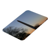 Washington Monument bei Sonnenuntergang in DC Magnet (Linke Seite)
