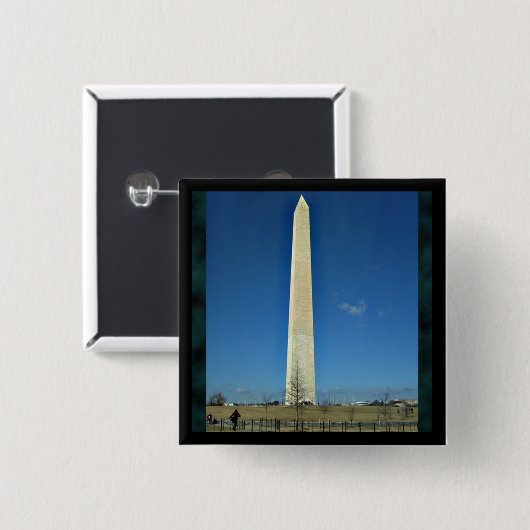 Washington Monument Button (Vorne & Hinten)