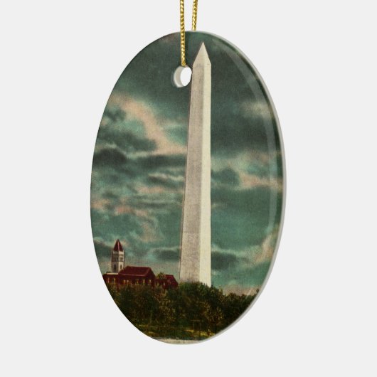 Washington Monument by Night Ornament (Links)