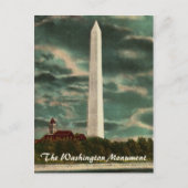 Washington Monument by Night Postcard Postkarte (Vorderseite)