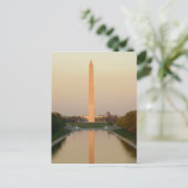 Washington Monument DC Postcard Postkarte (Stehend Vorderseite)