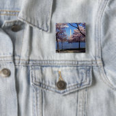 Washington-Monument durch Kirschblüten Button (Beispiel)