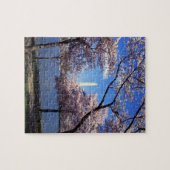 Washington-Monument durch Kirschblüten Puzzle (Horizontal)