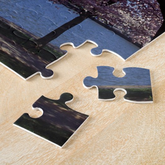 Washington-Monument durch Kirschblüten Puzzle (Seite)